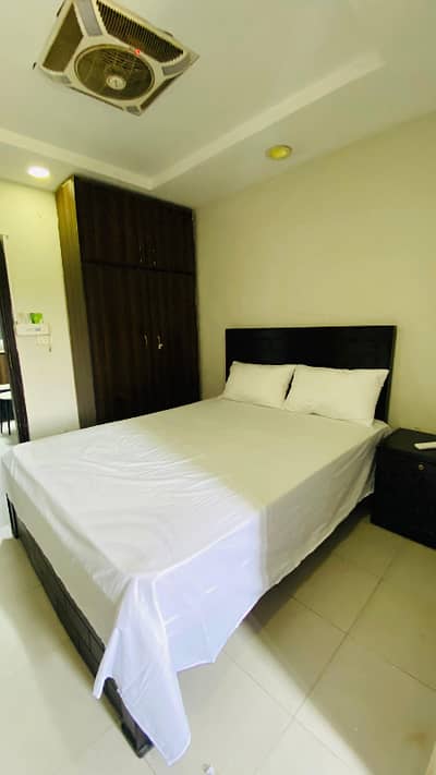 E-11/2 Crown business center one bedroom apartment available for rent.