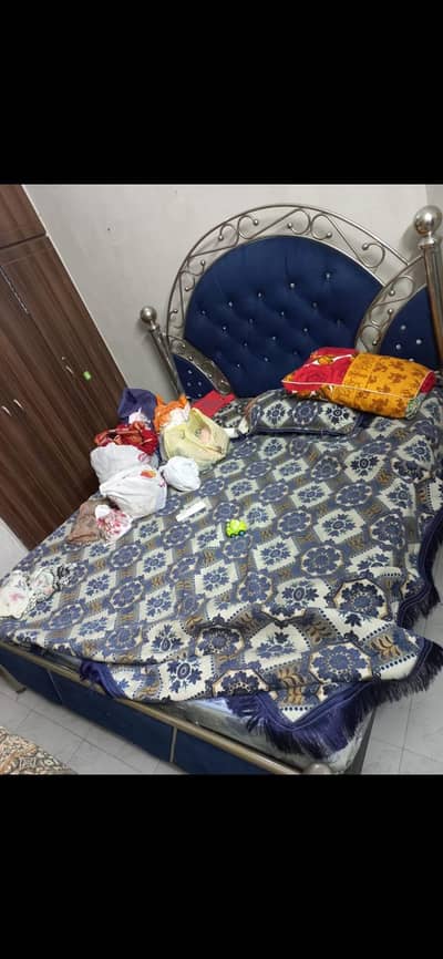 steel bed kig size new