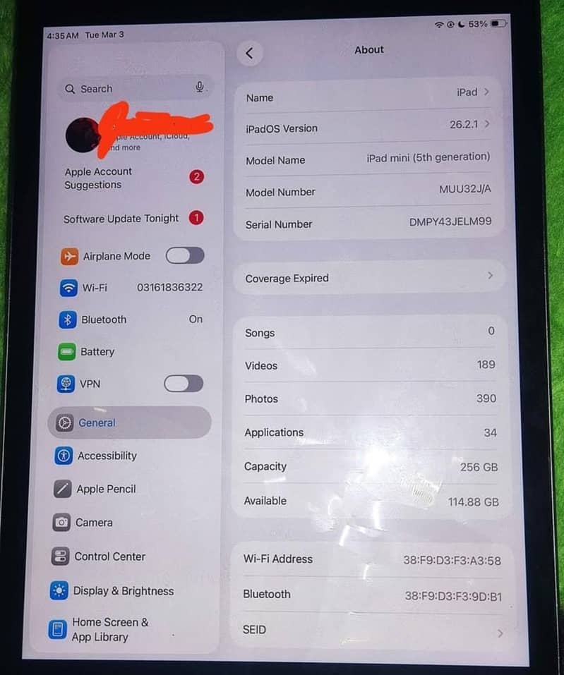 ipad mini 5 256gb 2