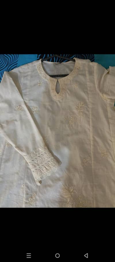 3 piece fully embroidered medium size