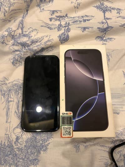 iPhone 16 pro 256 GB PTA approved