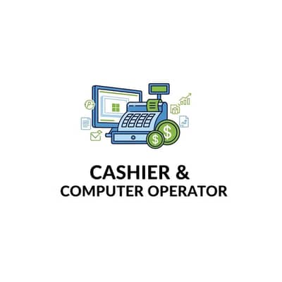 Cashier plus computer operator