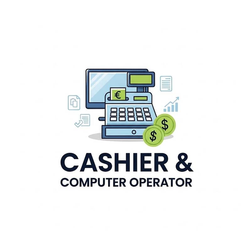 Cashier plus computer operator 1