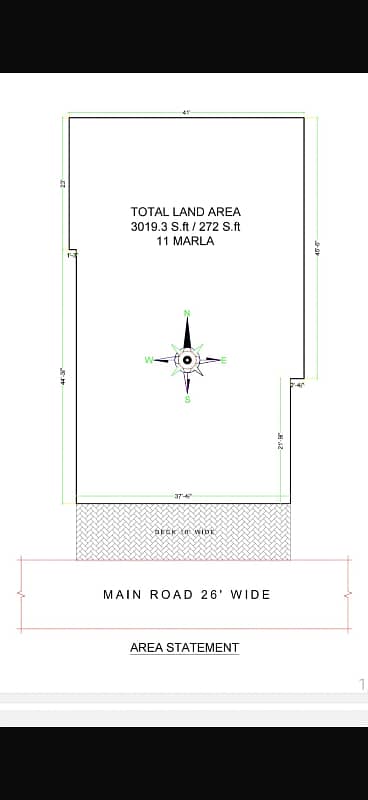 11 Marla Commercial Plot For Sale Near thana cantt Main Sadar Bazar Ganta Ghar Cantt Sialkot