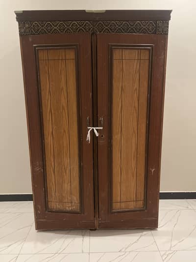 Wood wardrobe