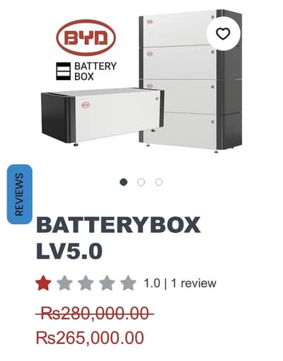 Used BYD lithium battery LV5.0