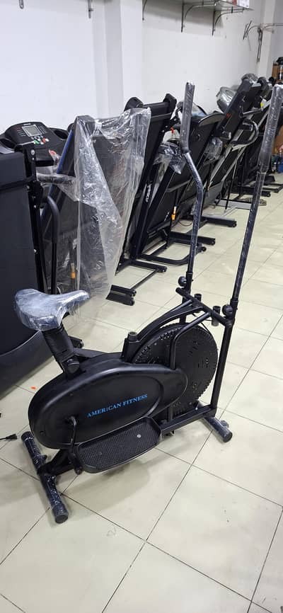 2 in 1  Air bike Exercise Elliptical Cycle | Cardio cycle