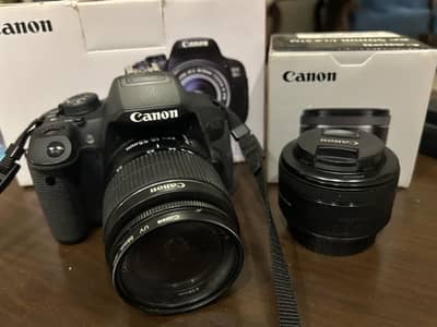 Canon EOS 700D Camera Kit + 50mm f/1.8 Prime Lens