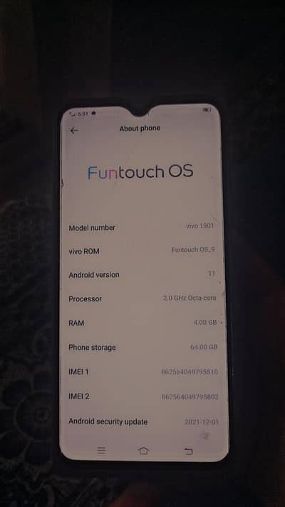 vivo 1901 whatapp 0329 7259655