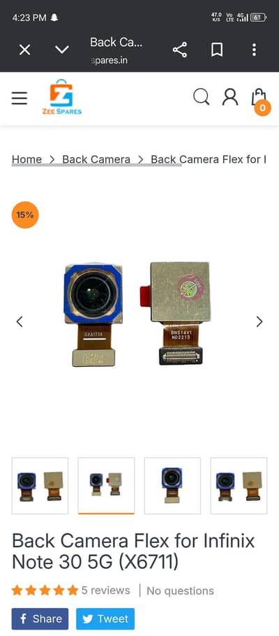 infinx note 30 ky camera original