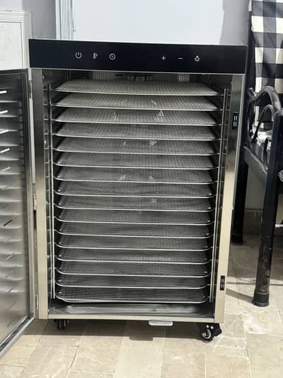 Brand New 16-Tray Stainless Steel Food Dehydrator + Electric Slicer