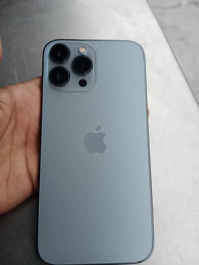 13 pro max natural blue with box