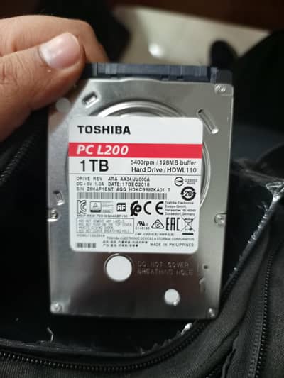 1 TB Laptop HDD with 100℅ health