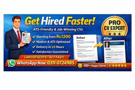 Professional CV/Resume Writing Service | ATS Friendly Resume |Rs500