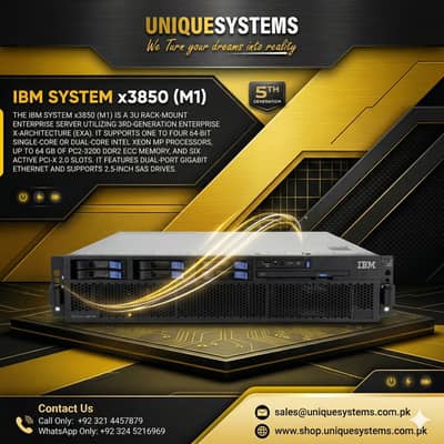 IBM System x3850 (M1) Enterprise Server – Perfect for Homelab
