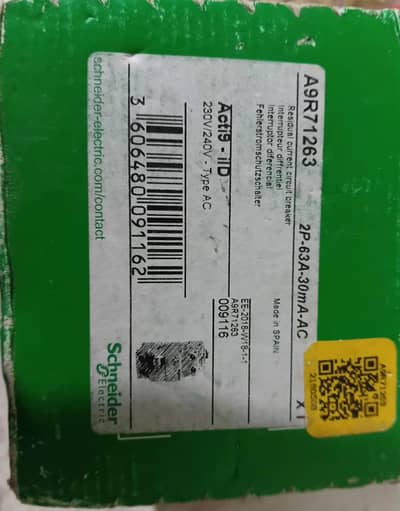 Schneider Acti9 iID (63A, 30mA