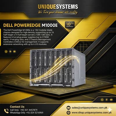Dell PowerEdge M1000e Server Chassis – Reliable Data Center Hardware