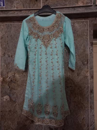 Small Size Party Wear Dress & Jewellery.