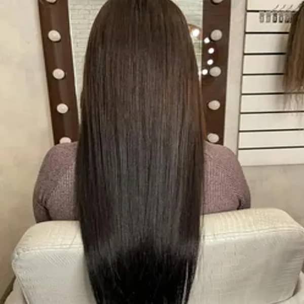 Soft and Silky Natural Brown Hair Extensions for Girls | Heat-Resistant and Restylable