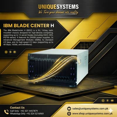 IBM BladeCenter H Chassis | 14-Slot Enterprise Enclosure