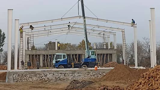 Steel Shade, Car Parking Shade, Car porch, Factory shed, Canopy Shed