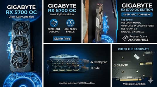Gigabyte RX 5700 Gaming OC 8GB GDDR6 Graphics Card