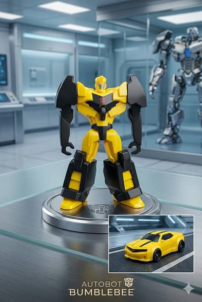 Transformers Bumblebee Action Figure Robot Toy