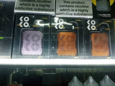 ONLY USED 18+ . . . . . . CALIBURN IMPORTED VAPE POD SYSTEM