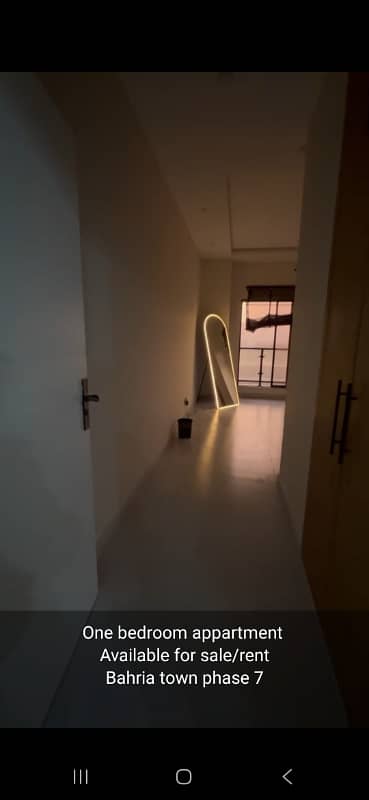 One bedroom appartment available for rent bahtia phase 7