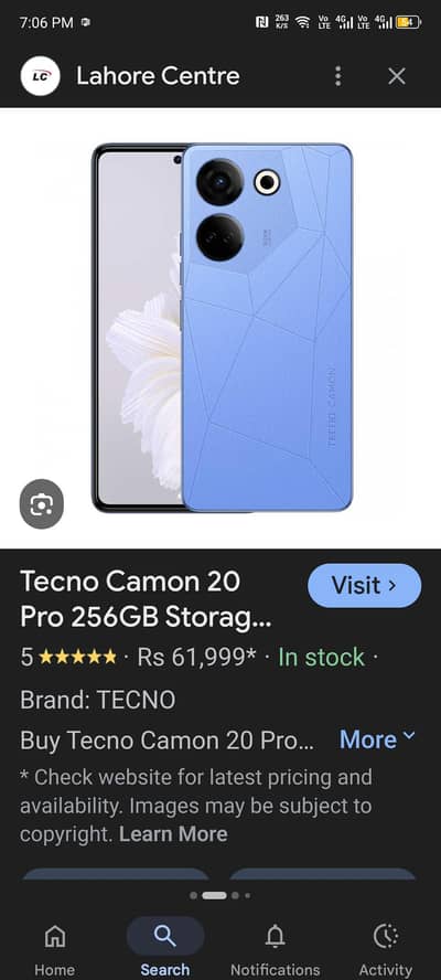 tecno comon 20 pro 256Gb