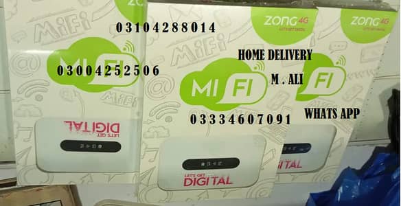 Zong Device Digital Brand New 150MBPs Speed4G + 5G SPEED