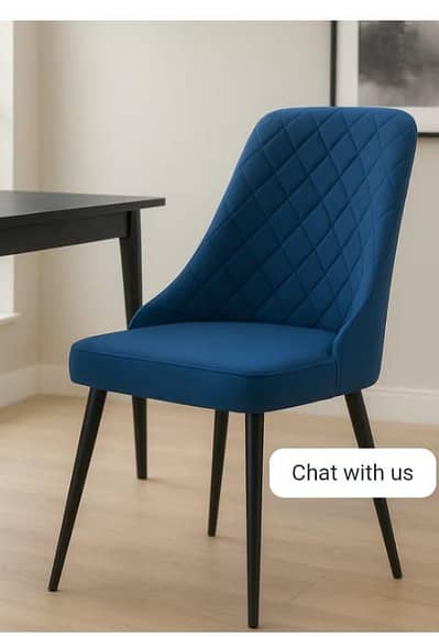 Modern Blue Dining Chair – Comfortable & Stylish”