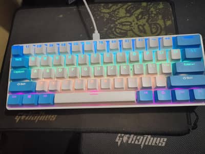 HUO Ji Mini 60% Mechanical Gaming Keyboard RGB(Red Switch)