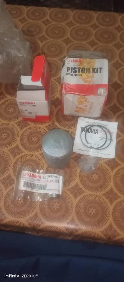yamaha 100 cc 2 strook piston orinal . 5 mm