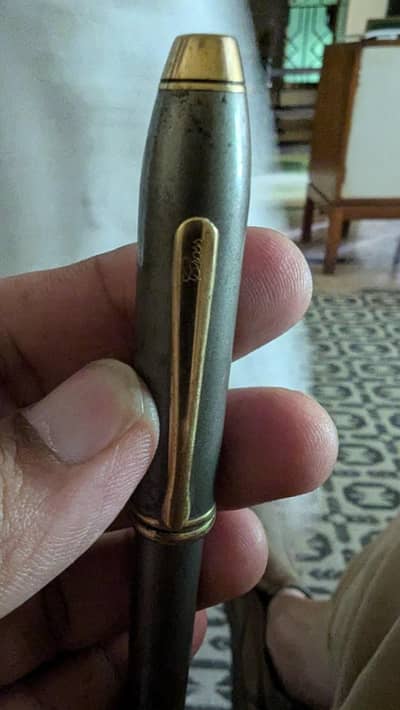 Cross Townsend Fountain Pen in Grey and Gold