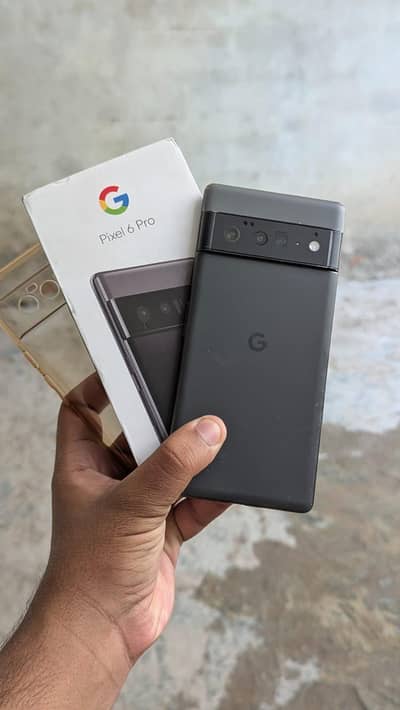 Google pixel 6 pro 12/128 ram rom box Sath hai
