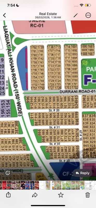 Prime 1 Kanal Plot in F Sector Near Park, Masjid & Main Road DHA Multan
