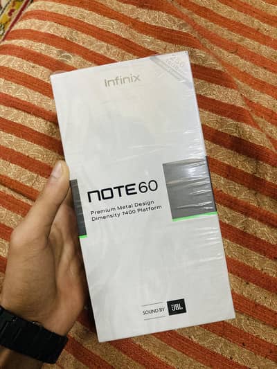 Infinix note 60 256 gb brand new