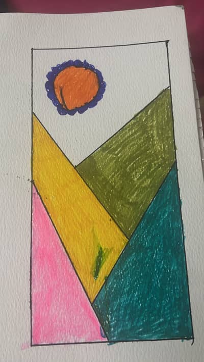 Picasso style painting