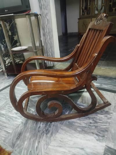 Kids Rocking chair in pure chinioti wood