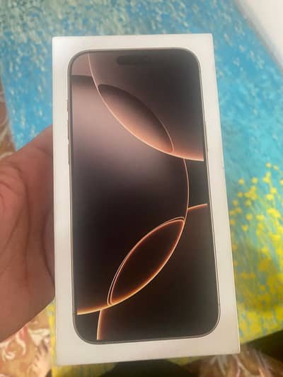 16 pro max TDRA version 512gb only box open