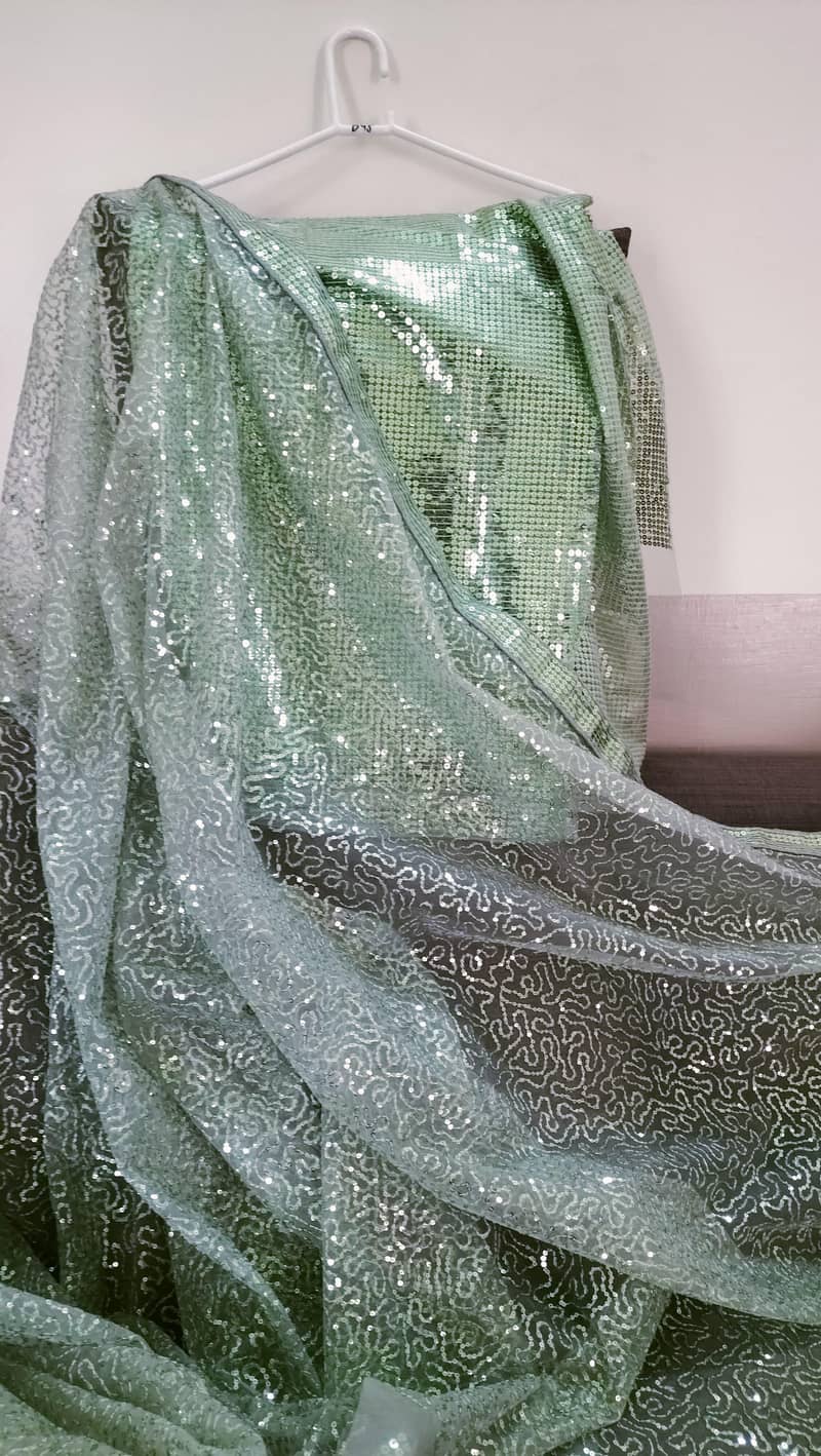 Luxury brand lawn & Organza Unstitched suits for sale in Lahore 3