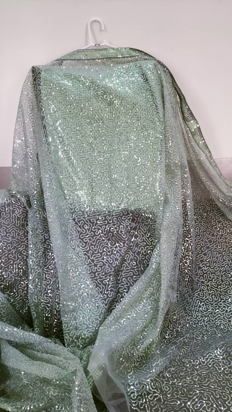 Luxury brand lawn & Organza Unstitched suits for sale in Lahore 4