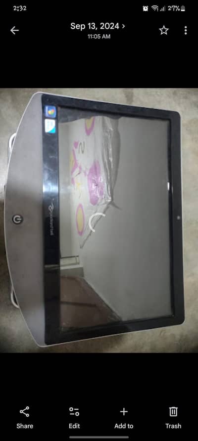 Packard Bell all-in-one computer or monitor.