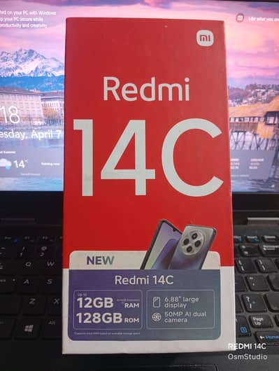 Redmi 14c 12/128 Pta  with box