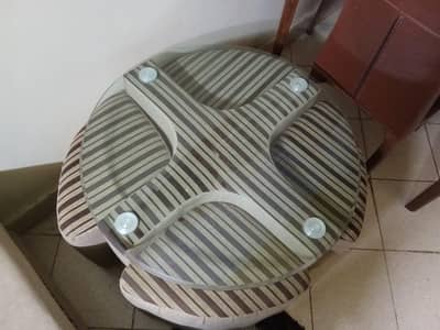 L shaped sofa for sale  with four seats table