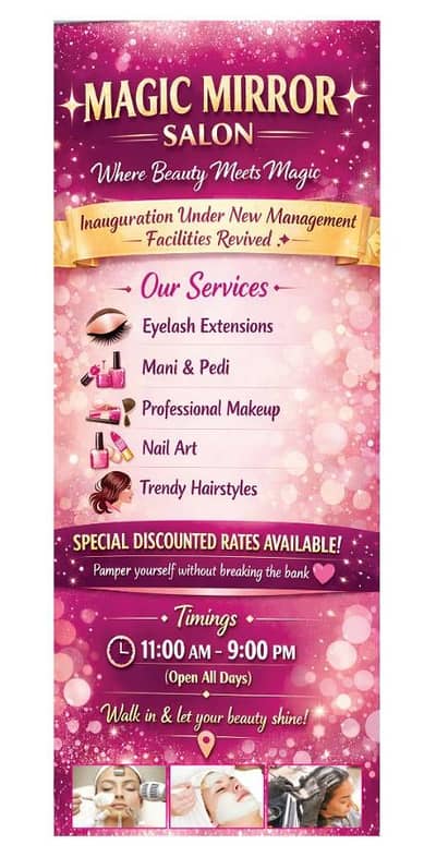 Professional Staff Required for Ladies Beauty Salon