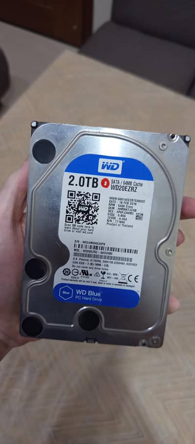 WD 2.0TB External Hdd | PC Hard Drive