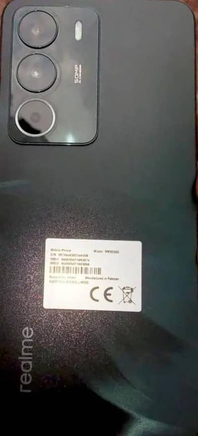 Realme  c71 6/128 6000mah battery 7month wornty box charger sath hy