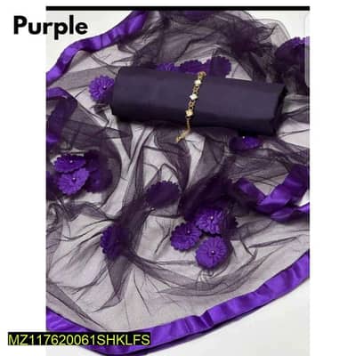 purpal katan silk 3_piace woman's suit set